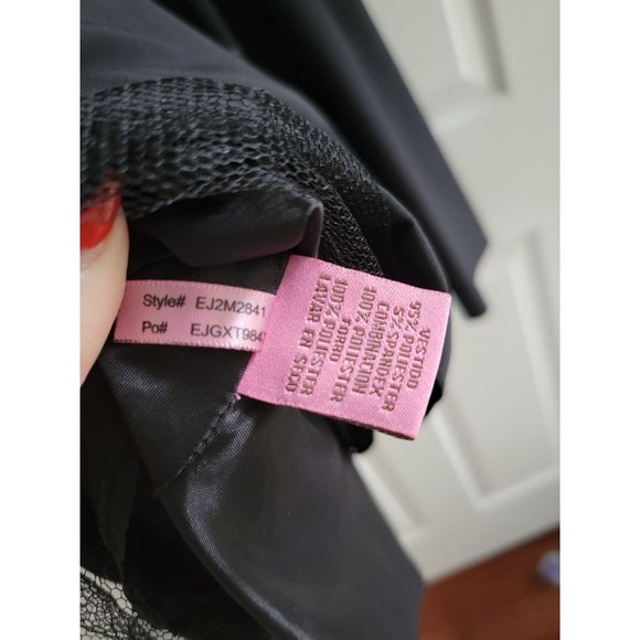 Eliza J Black Retro Dress ruched waist Mad Men size 8 Prom Event - Picture 8 of 9